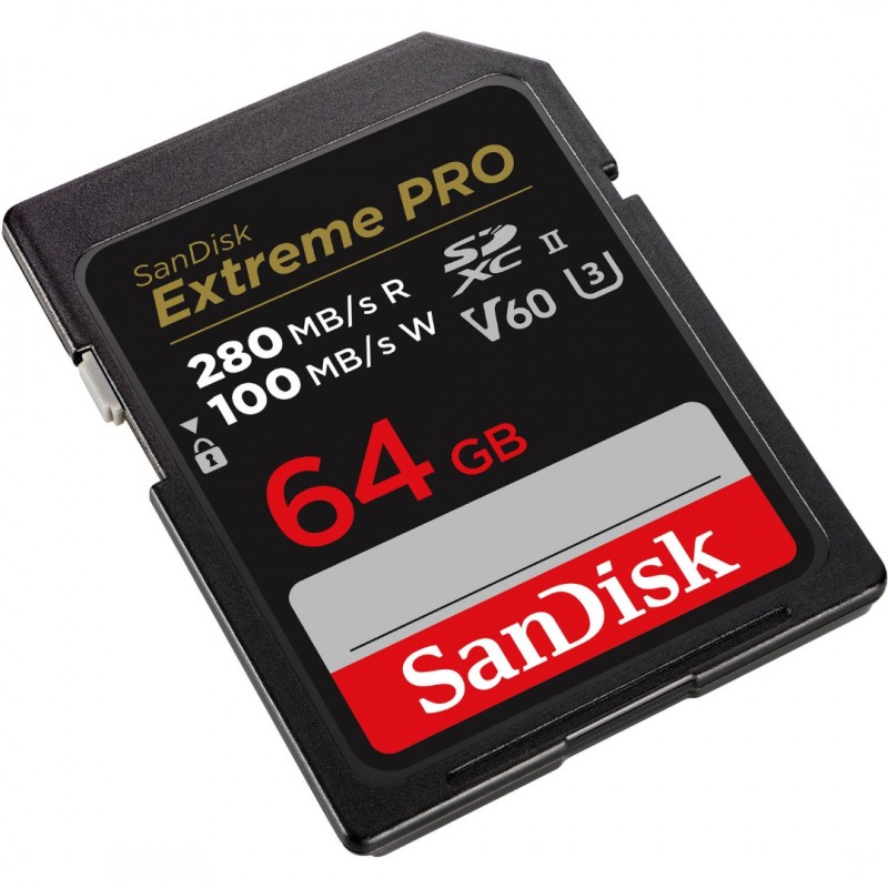 SanDisk 64GB Extreme PRO UHS-II SDXC Memory Card - SDSDXEP-064G-GN4IN
